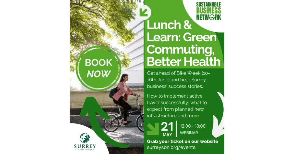 Lunch and Learn: Green Commuting, Better Health