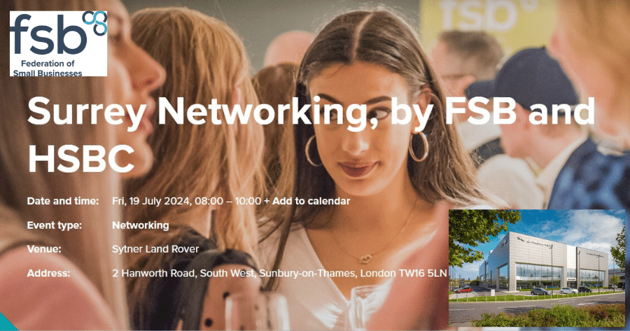 Surrey Networking, by FSB and HSBC