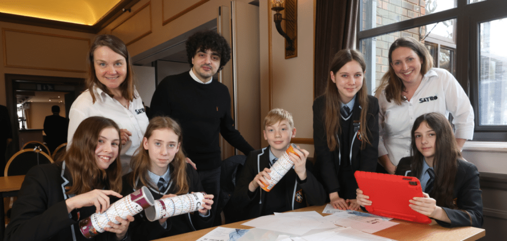 team of students at the Digital Detectives challenge workshop - considering cyber careers