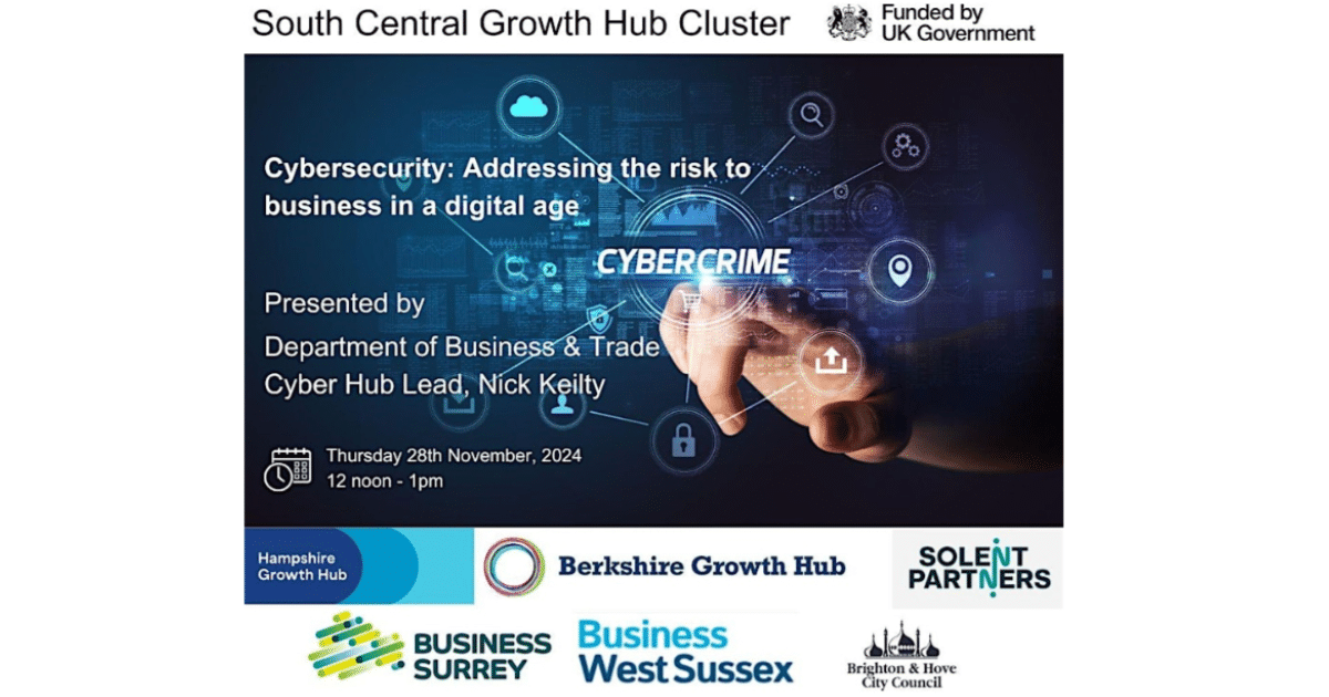 Cybersecurity: Addressing the Risk to Business in a Digital Age
