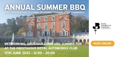 Surrey Chambers Annual Summer BBQ - With Optional Golf or Spa