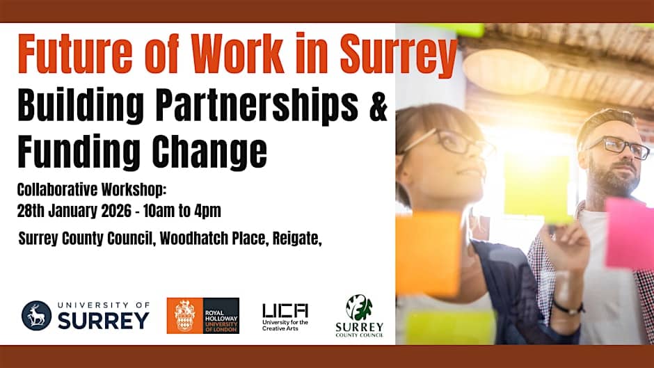 The future of work in Surrey: Building partnerships and funding change