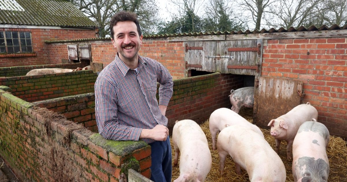 Alec Clouting at Ivelle Farm, Cranleigh | Surrey Economic Growth Fund | Rural economy