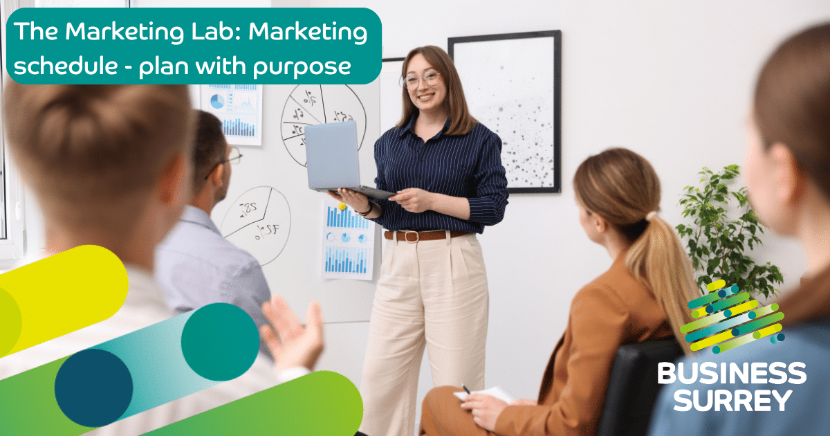 Marketing Lab Series: Marketing schedule - plan with purpose