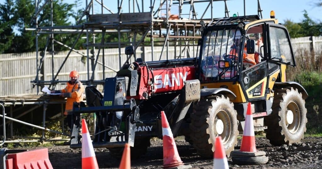 Skills Bootcamps _ wave 7, tractor in action