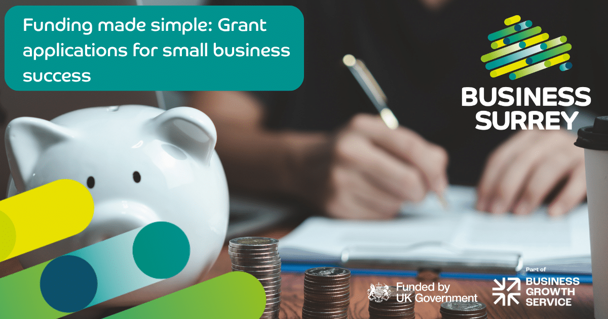 Piggy bank and person writing and planning finances
