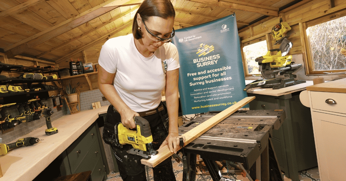 DIY Her Way | Skills Bootcamps and Growth Fund recipient | Adult Skills Fund article | Business Surrey